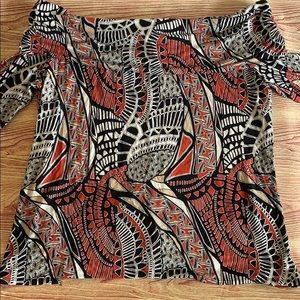 Off Shoulder pattern design top